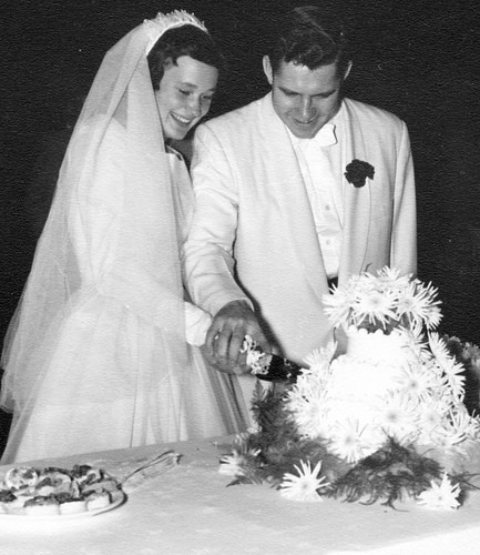 Sylvia and Dick - Wedding Cake